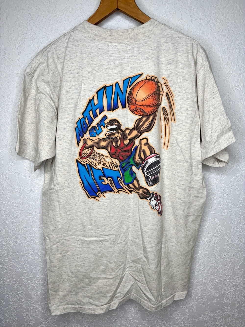 Vintage Converse 1990s Basketball Graphic T Shirt Rare Men’s Size XXL Made USA